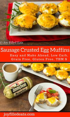 Sausage Crusted Egg Muffins