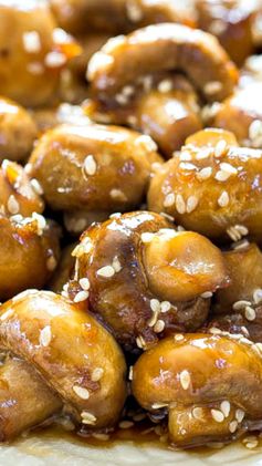 Sesame Garlic Mushrooms