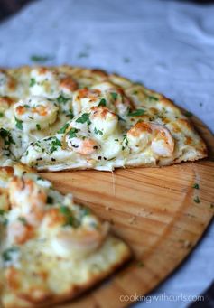 Shrimp Scampi Pizza