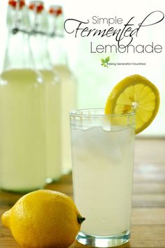 Simple Fermented Lemonade