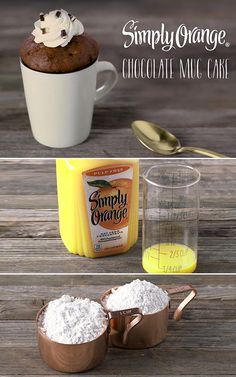 Simply Orange® Mug Cake