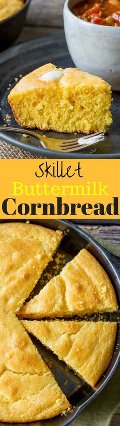 Skillet Buttermilk Cornbread