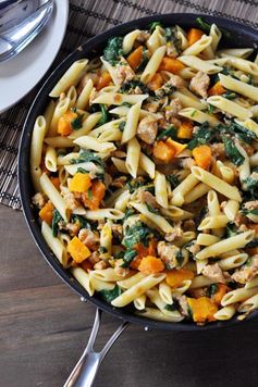 Skillet Butternut Squash and Penne Pasta