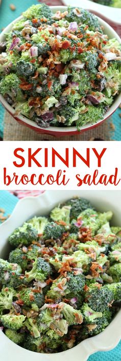 Skinny Broccoli Salad