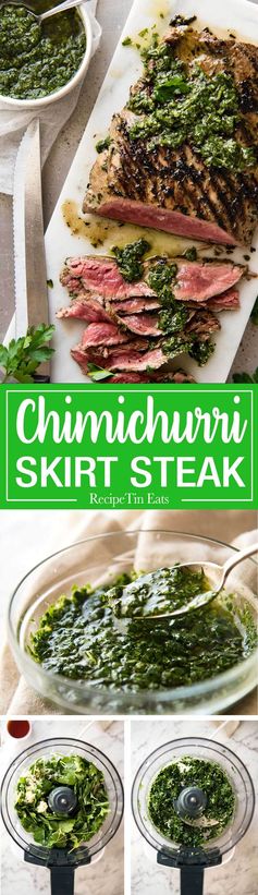 Skirt Steak with Chimichurri Sauce