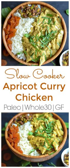 Slow Cooker Apricot Curry Chicken
