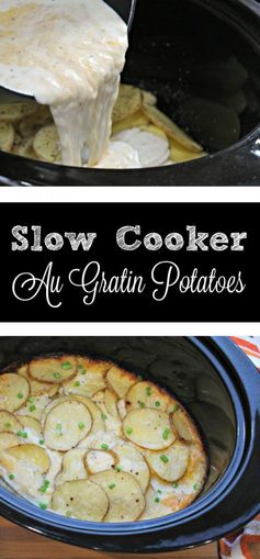 Slow Cooker Au Gratin Potatoes