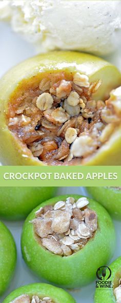 Slow Cooker Baked Apples