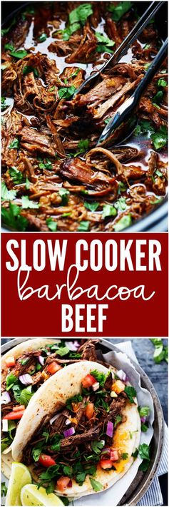 Slow Cooker Barbacoa Beef