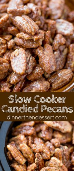 Slow Cooker Candied Cinnamon Pecans