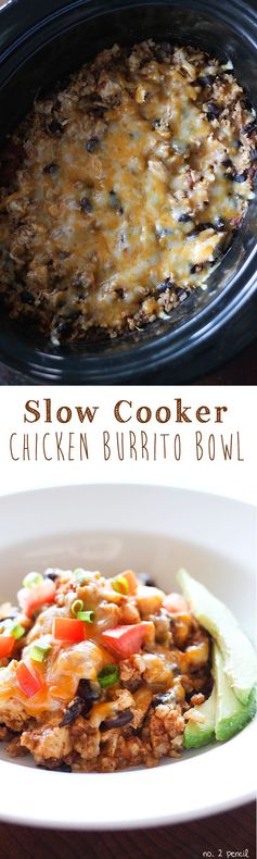 Slow Cooker Chicken Burrito Bowl