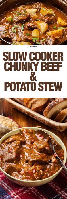 Slow Cooker Chunky Beef & Potato Stew