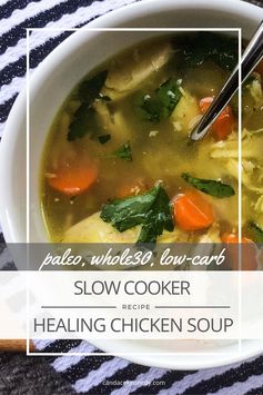 Slow Cooker Healing Chicken Soup