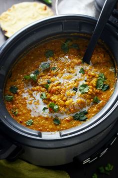 Slow Cooker Indian Lentils