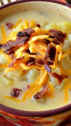 Slow Cooker Loaded Potato Soup