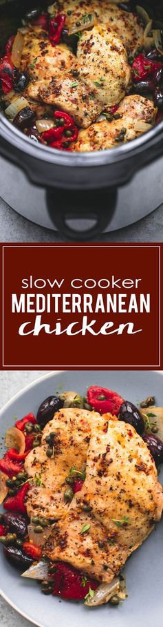 Slow Cooker Mediterranean Chicken