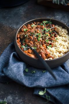 Smoky Vegetarian Red Beans and Rice