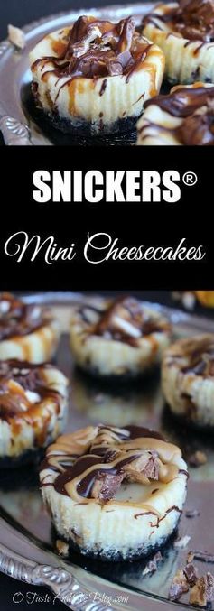 SNICKERS Mini Cheesecakes