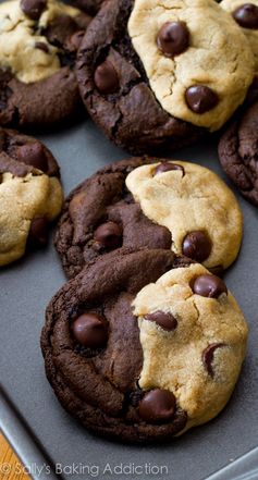 Soft-Baked Peanut Butter Chocolate Swirl Cookies