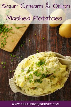 Sour Cream and Onion Mashed Potatoes