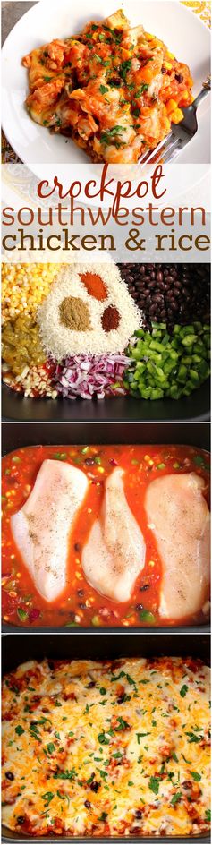 Southwestern Crock-Pot® Chicken and Rice