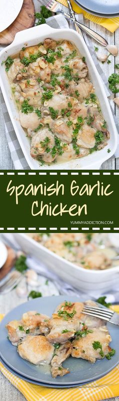 Spanish Garlic Chicken (Pollo al Ajillo