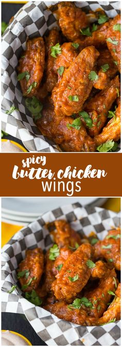 Spicy Butter Chicken Wings