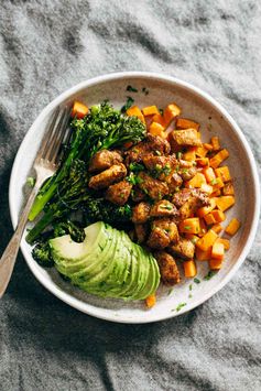 Spicy Chicken Sweet Potato Meal Prep Magic Bowls