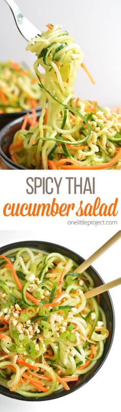 Spicy Thai Cucumber Salad