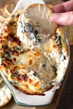 Spinach and Artichoke Goat Cheese Dip