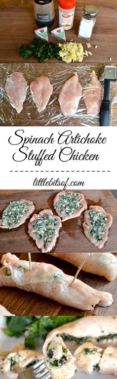 Spinach Artichoke Stuffed Chicken