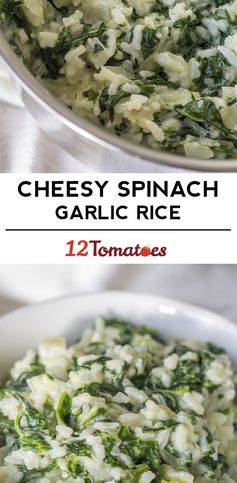 Spinach Garlic Rice