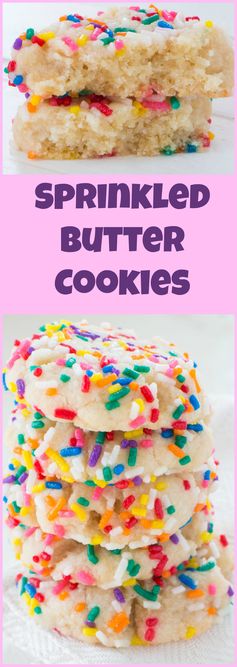 Sprinkled Butter Cookies