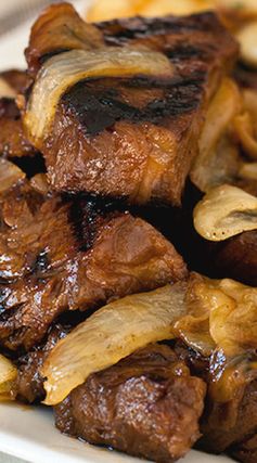 Steak Tips with Caramelized Onions