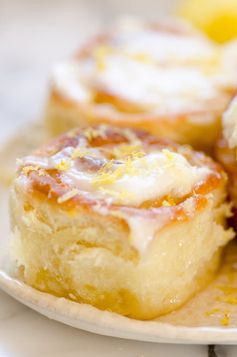 Sticky Lemon Rolls with Lemon Cream Cheese Glaze