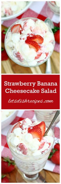 Strawberry-Banana Cheesecake Salad