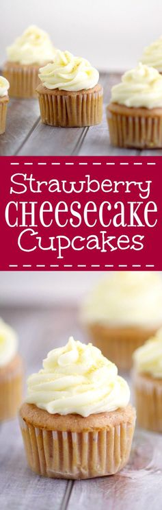 Strawberry Cheesecake Cupcakes