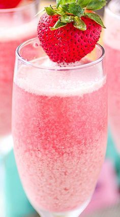 Strawberry Cream Mimosa