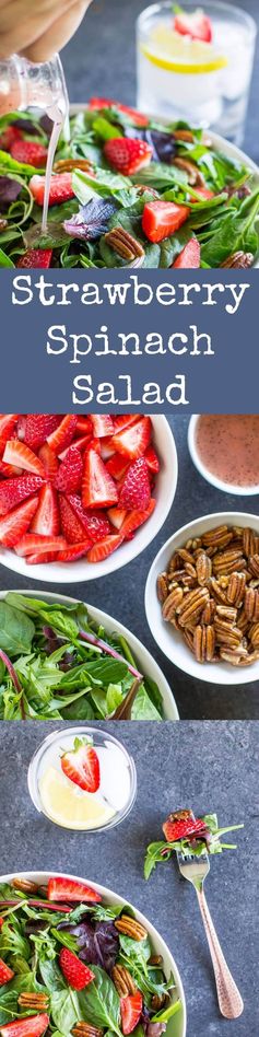 Strawberry Spinach Salad