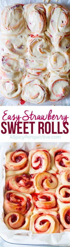 Strawberry Sweet Rolls