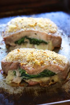 Stuffed Baked Pork Chops with Prosciutto and Mozzarella