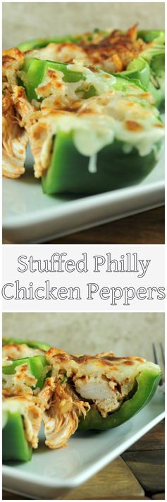 Stuffed Philly Chicken Peppers