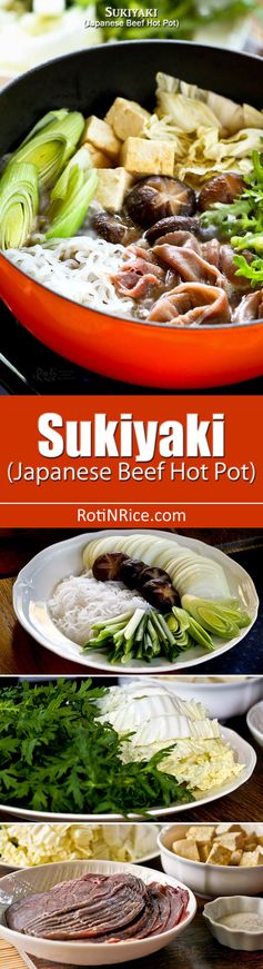 Sukiyaki (Japanese Beef Hot Pot