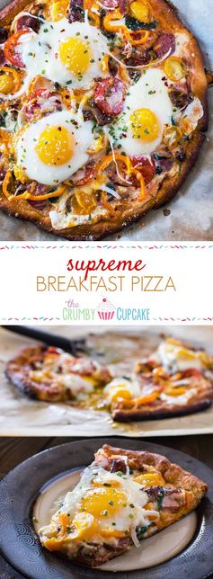Supreme Breakfast Pizza