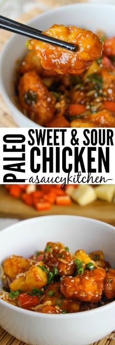 Sweet and Sour Chicken (Paleo & Low FODMAP