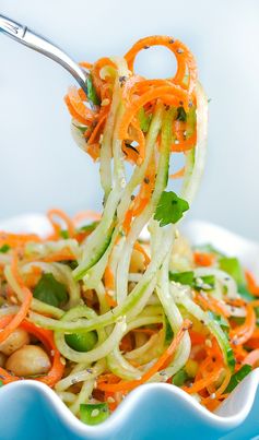 Sweet and Sour Thai Carrot and Cucumber Noodle Salad