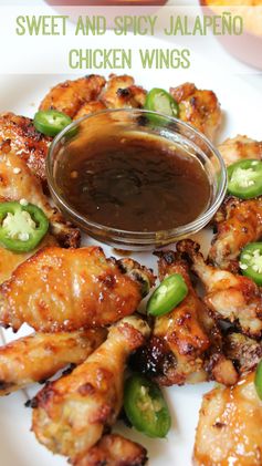 Sweet and Spicy Jalapeño Chicken Wings