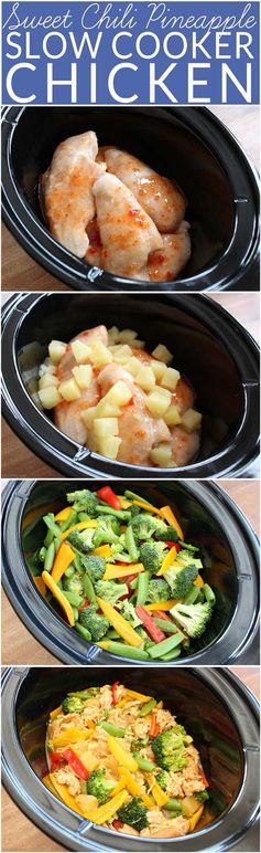 Sweet Chili Pineapple Chicken Easy Crockpot