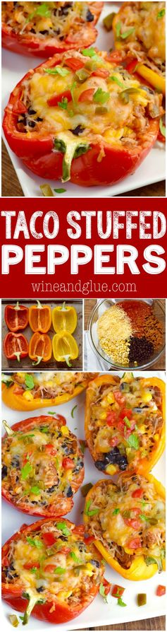 Taco-Stuffed Peppers