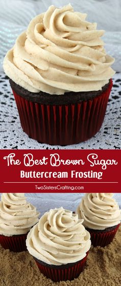 The Best Brown Sugar Buttercream Frosting